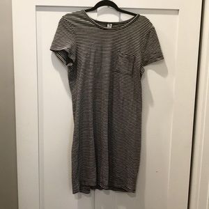 Summer black and white striped dress!
